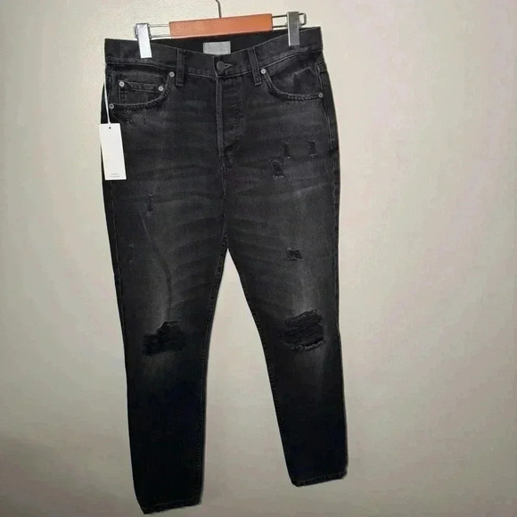 NWT Boyish high rise distressed denim jeans 28 - Picture 3 of 7